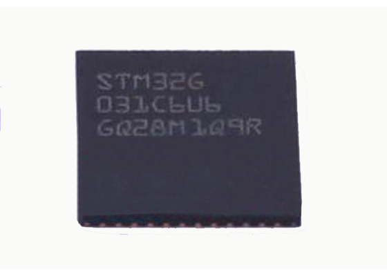 ARM Cortex-M0+ 48-UFQFN ICs STM32G031C6U6 Mikroregler 64MHz MCU