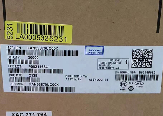 FAN53870UC00X 20-XFBGA Integrierter Schaltkreischip Low-Iq-Energieverwaltungschips