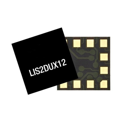 Sensor IC LIS2DUX12TR Ultralow Power 3-Achsen-Smart Accelerometer Bewegungssensoren 12-LGA