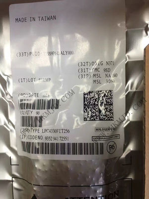 Mikrocontroller MCU LPC4330FET256 Dual-Core Arm Cortex-M4-basierter digitaler Signalcontroller mit 204 MHz