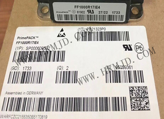 IGBT-Module für die Automobilindustrie FF1000R17IE4 PrimePACK 1700V 1000A Halbbrücken-Dual-IGBT-Module