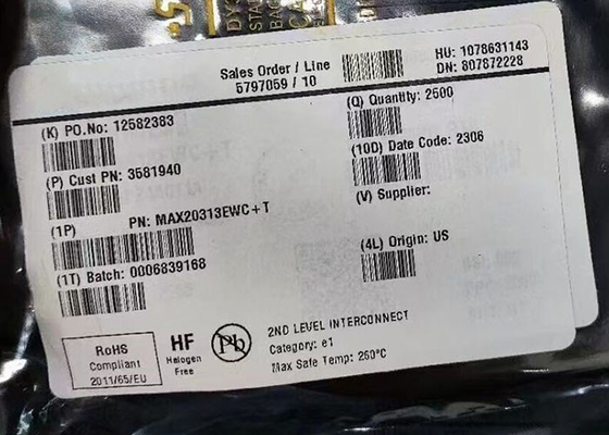 Integrierte Schaltkreischip MAX20313EWC 500mA bis 6A Verstellbarer Stromgrenzschalter