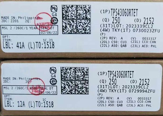 Integrierte Schaltung Chip TPS43060RTET Synchrone Steigerung DC-DC-Controller WQFN-16