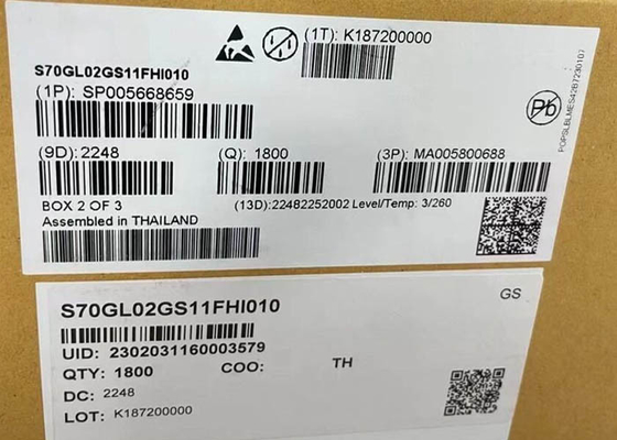 Speicher-IC-Chip S70GL02GS11FHI010 2Gbit Parallel-NOR-Flash-Speicher-Chip BGA-64