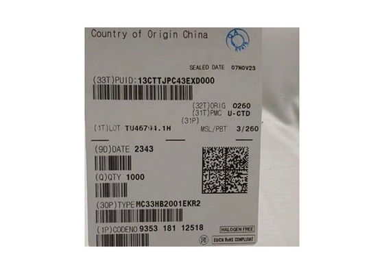 Integrierter Schaltkreislauf-Chip MC33HB2001EKR2 10A Brushed DC Motor Driver