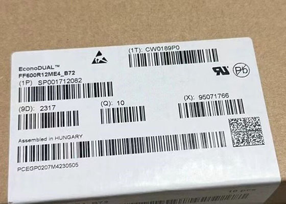 IGBT-Module für die Automobilindustrie FF600R12ME4B72 Halbbrücke 1200V Fahrgestell 1200A 20mW IGBT-Module