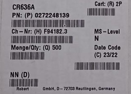 Integrierter Schaltkreislauf CR636 Spannungsregler für 14V-Alternatoren MultiWatt8
