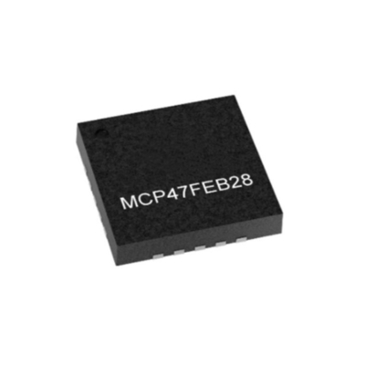 Integrierter Schaltkreislauf-Chip MCP47FEB28-E/MQ 12-Bit-DAC mit EEPROM und I2C-Schnittstelle