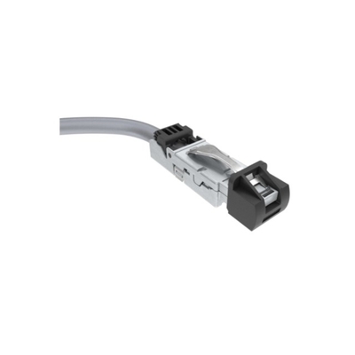 DRPC115009020 Anschlüsse Gerade industrielle RJ45 Stecker zum Pigtail 60V Ethernet-Anschluss