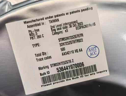 Mikroregler IC STM32H723ZGT6 32 biss einkerniges Paket STM32H7 144-LQFP