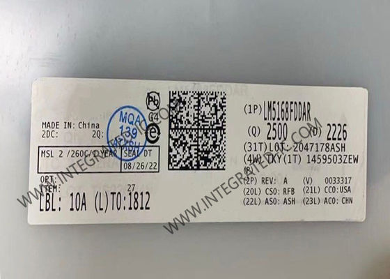 LM5168FDDAR Schritt-nach unten-Wandler für integrierte Schaltkreise mit Fly-BuckTMWandler-Fähigkeit