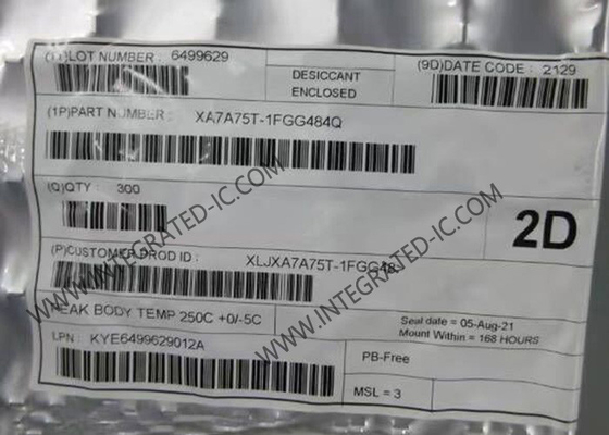 Artix-7 XA Logik IC XA7A75T-1FGG484Q 75520 LE FPGA - feldprogrammierbare Gatteranordnung