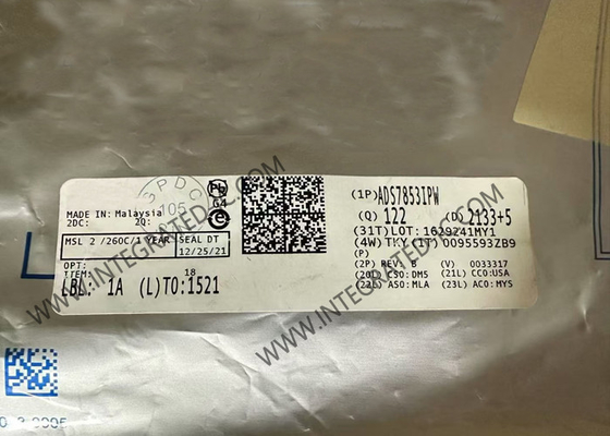 ADS7853IPW integrierte Schaltkreis-Chip-Doppel-Hochgeschwindigkeits-Analog-Digital-Konverter mit gleichzeitiger Probenahme