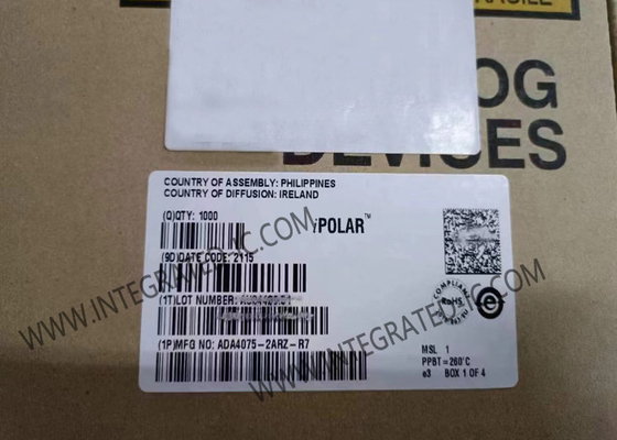 ADA4075-2ARZ Integrierter Schaltkreislauf 6,5-MHz Ultralow-Rauschverstärker bei geringer Leistung