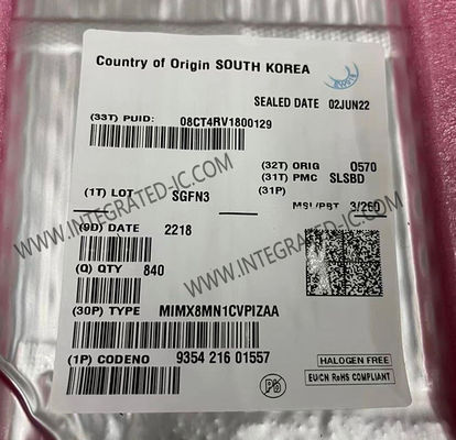 MIMX8MN1CVPIZAA Mikrocontroller MCU 2Core 64-Bit i.MX8MN Mikrocontroller IC FCBGA-306