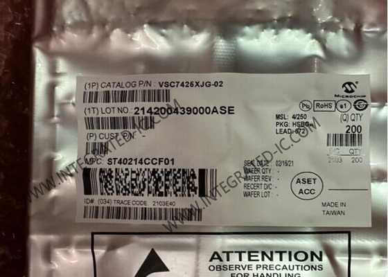 Ethernet-IC VSC7425XJG-02 10 Portmanaged Layer 2-Ethernet-Switch IC BGA-672