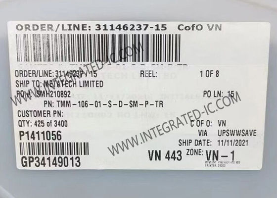 TMM-106-01-S-D-SM-P-TR-Anschlüsse 12POS Low Profile Tiger EyeTM Kopfstreifen