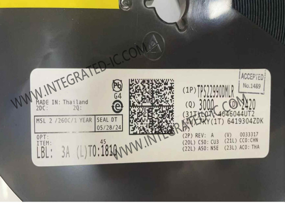 TPS22990DMLR Integrierter Schaltkreislauf Chip 3.9mΩ Aufwiderstandslastschalter IC WSON-10