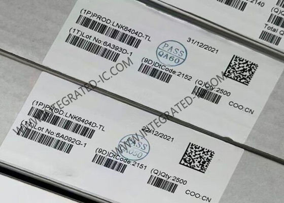 LNK6404D Integrierter Schaltkreislauf-Chip Energieeffiziente, präzise Regulierung der Primärseite CV/CC Switcher