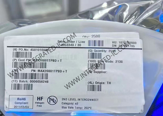 MAX20801TPBD Integrierter Schaltkreislauf Chip 1,5 V bis 18 V MPP-Tracking Gleichspannungs-Gleichspannungswandler