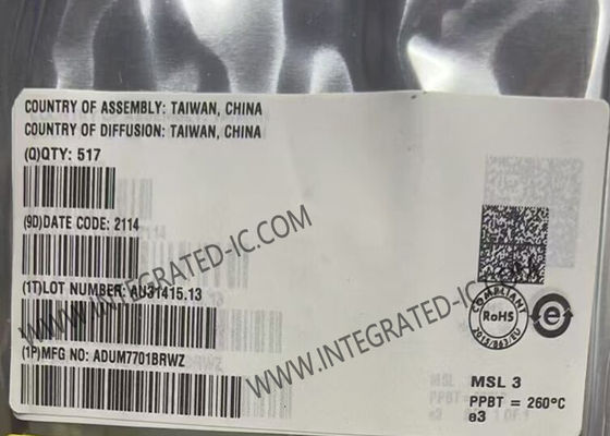 ADUM7701BRWZ Integrierter Schaltkreislauf Chip 16 Bit Isolierter Sigma Delta Modulator