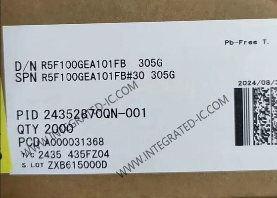 R5F100GEA101FB Mikrocontroller MCU RL78/G13 Niedrige Leistung Hochfunktionsmikrocontroller