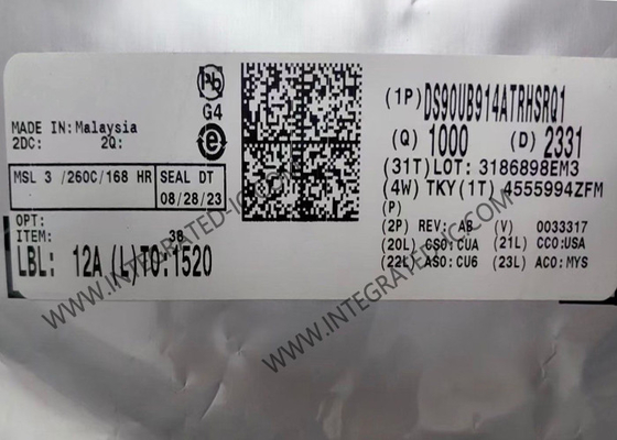 DS90UB914ATRHSRQ1 Integrierter Schaltkreislauf-Chip Hochgeschwindigkeits-FPD-Link III Deserializer WQFN-48 Paket