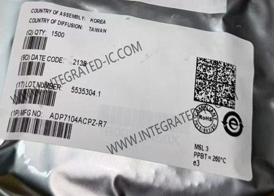 ADP7104ACPZ Integrierter Schaltkreislauf Chip LDO Lineare Regulatoren 20V Liniare Regulator mit niedrigem Ausfall