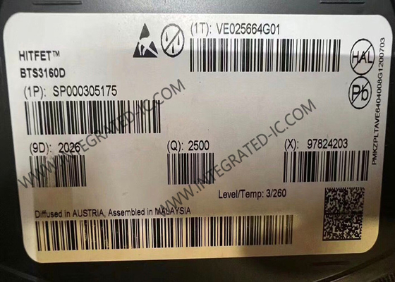 BTS3160D Integrierter Schaltkreislauf Chip 10Ω Smart Low-Side Power Switch IC TO-252-5