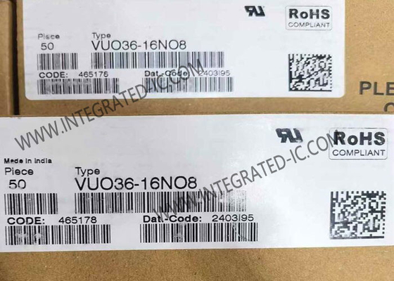 VUO36-16NO8 Integrierter Schaltkreislauf Chip 36 Ampere 1600V Geradigungspulmodul FO-B-5 Paket