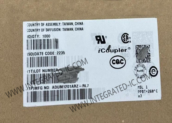 ADUM1201ARZ integrierter Schaltkreislauf 25 Mb/s Dual-Channel-Digital Isolator SOIC-8