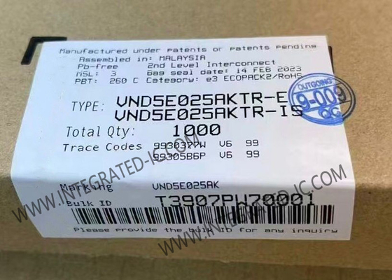 Integrierte Schaltkreis-Chip VND5E025AKTR-E Doppelkanal MOSFET-Gate-Treiber PowerSSO-24