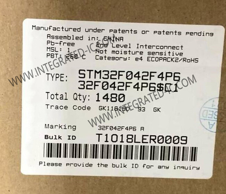 STM32F042F4P6 Mikrocontroller MCU Mainstream Arm Cortex-M0 USB-Leitung MCU TSSOP-20