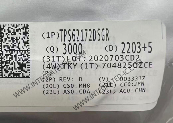 TPS62172DSGR Integrierter Schaltkreislauf Chip 3V bis 17V 0,5A Step-Down-Wandler mit DCS-ControlTM