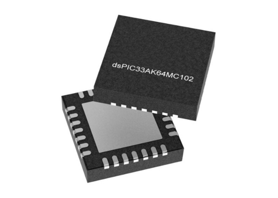 DSPIC33AK64MC102-I/M7 Mikrocontroller MCU 200MHz Hochleistungs-32-Bit-DSC VQFN-28