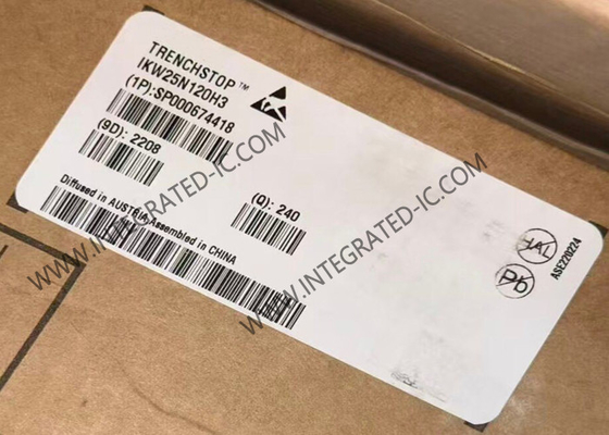 Integrierter Schaltkreislauf IKW25N120H3 1200V IGBT-Transistoren mit Anti-Paralleldiode im TO-247-Paket