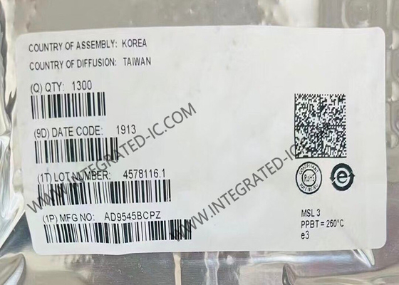 Integrierter Schaltkreislauf AD9545BCPZ 813mW Synchronisierer und Adaptive Clock Translator