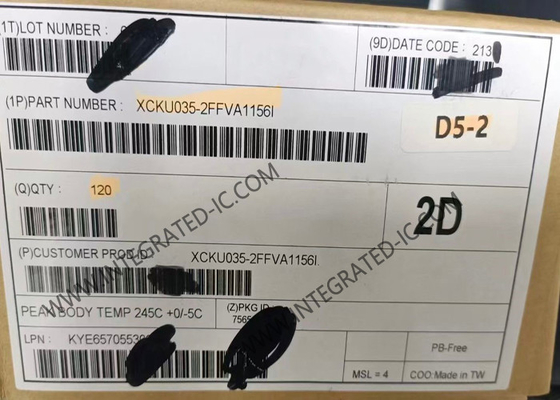 XCKU035-2FFVA1156I Feldprogrammierbare Tor-Array Kintex UltraSkala FPGA IC FCBGA1156