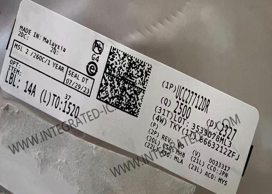 UCC27712DR Integrierter Schaltkreislauf-Chip 620V Halbbrücke-Treiber mit Verriegelung