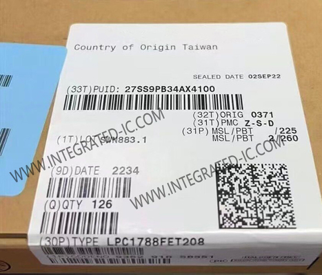 Mikrocontroller MCU LPC1788FET208 ARM Cortex-M3 Einzelkern Mikrocontroller IC