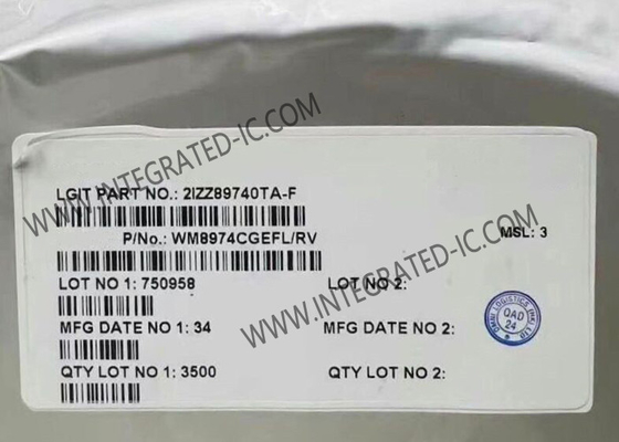 WM8974CGEFL Integrierter Schaltkreis Chip Mono CODEC mit Lautsprechertreiber QFN24 Audio CODEC