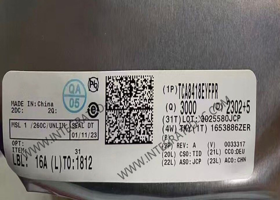 TCA8418EYFPR Integrierter Schaltkreis-Chip I2C-gesteuerter Tastatur-Scan-IC mit integriertem ESD-Schutz