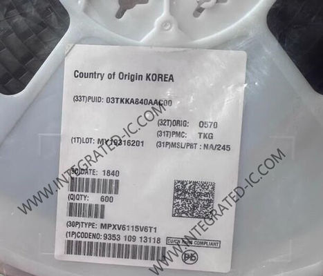 MPXV6115V6T1 Sensor IC Monolithic Signal Conditioned Silicon Pressure Sensor SOP-8