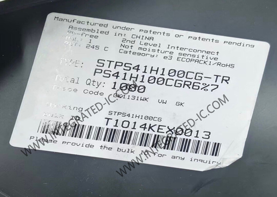 STPS41H100CG Integrierter Schaltkreislauf-Chip 100V 40A Dual Power Schottky-Rectifier