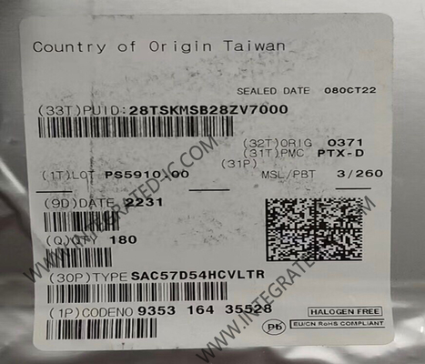 Mikrocontroller MCU SAC57D54HCVLTR 3,15 V bis 5,5 V 32-Bit-Drei-Core eingebettete MCU