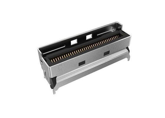 G42V12352HR Steckverbinder 0,60 mm Tonhöhe 92Ω Mini Cool Edge IO Steckverbinder 74POS