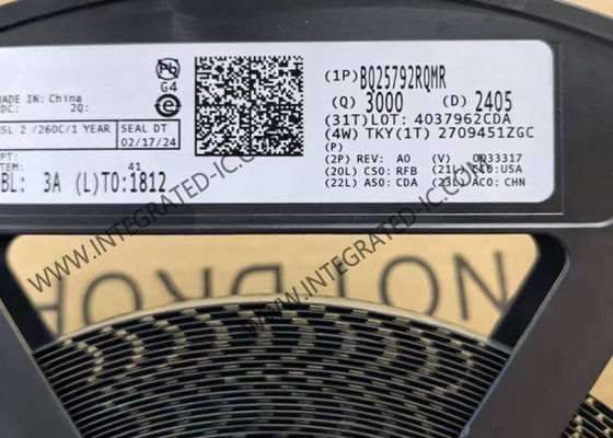 BQ25792RQMR Integrierter Schaltkreislauf Chip 5A Buck-Boost-Ladegerät mit Dual-Input-Selektor