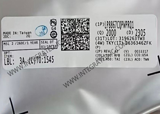 Integrierter Schaltkreis-Chip LP8867CQPWPRQ1 120mA 4-Kanal-Automobil-LED-Treiber