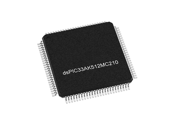 DSPIC33AK512MC210-I/PT Mikrocontroller MCU 200MHz 32-Bit DSC mit 64KB SRAM Datenspeicher