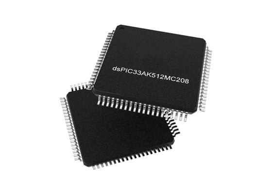 DSPIC33AK512MC208-I/PT Mikrocontroller MCU Hochgeschwindigkeits 200 MHz 32-Bit-DSC mit Hochgeschwindigkeits-ADCs